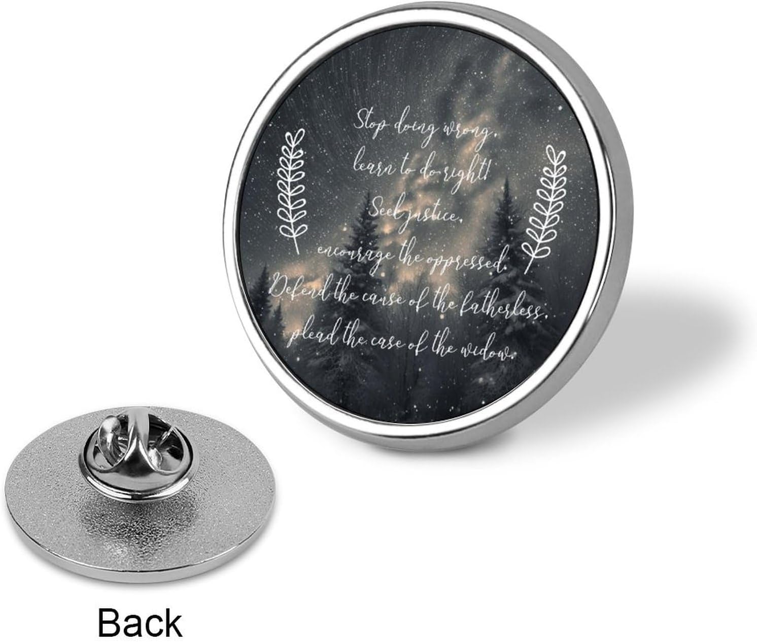 Enamel Pins Pieces Stop Doing Wrong, Learn To Do Right Jean Buttons Motivational Bible Scripture Brooch Pins Quote Saying Backpack Pins Funny Lapel Pin For Clothing Bags And Lanyards