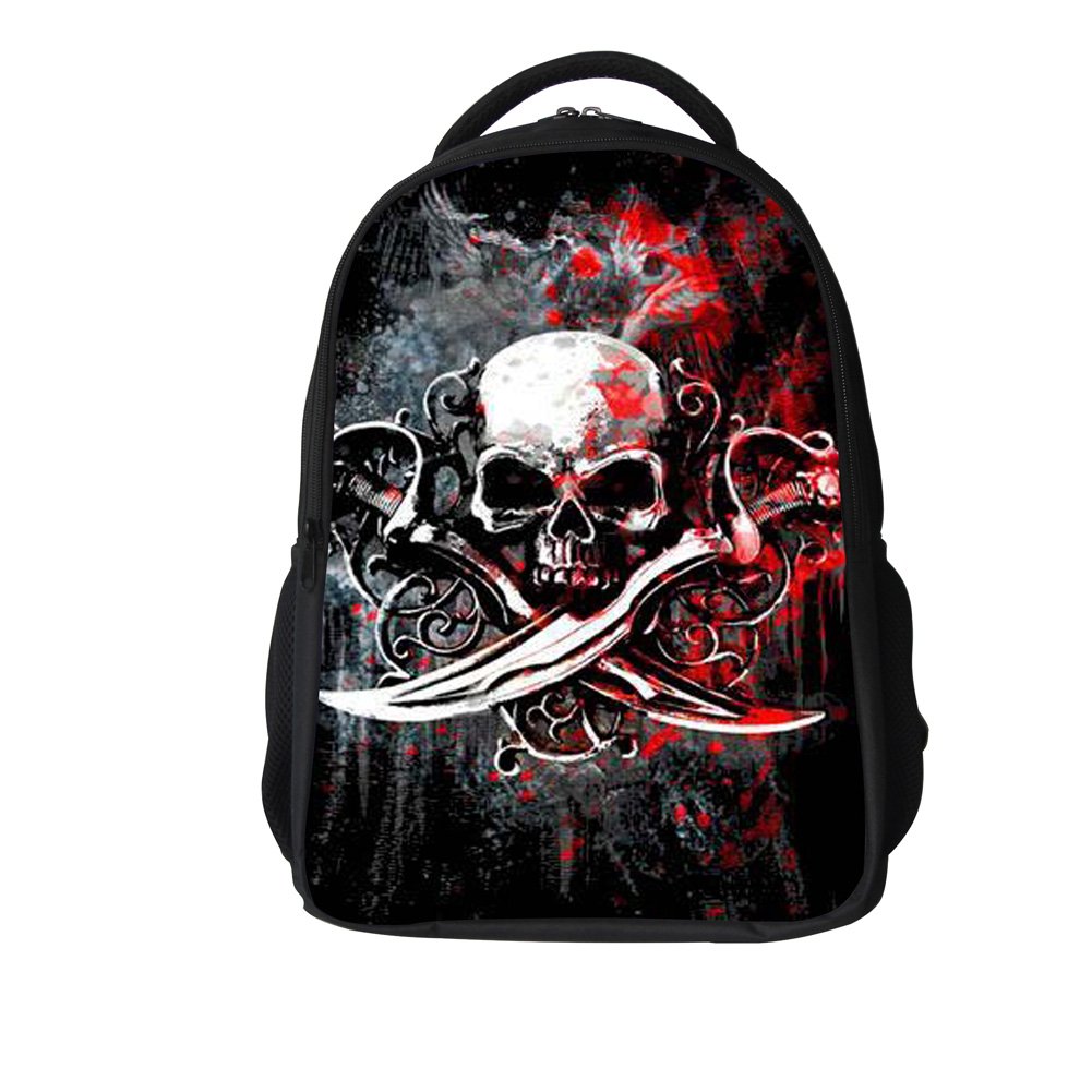 Amazon Lawlait 個性動物 おしゃれ かっこいいデザイン バックバッグ 男女兼用 3d なドクロ柄 黒い骸骨 ランドセル シューズ バッグ Amazon Lawlait 個性動物 おしゃれ かっこいいデザイン バックバッグ 男女兼用 3d なドクロ柄 黒い骸骨 ランドセル シューズ バッグ