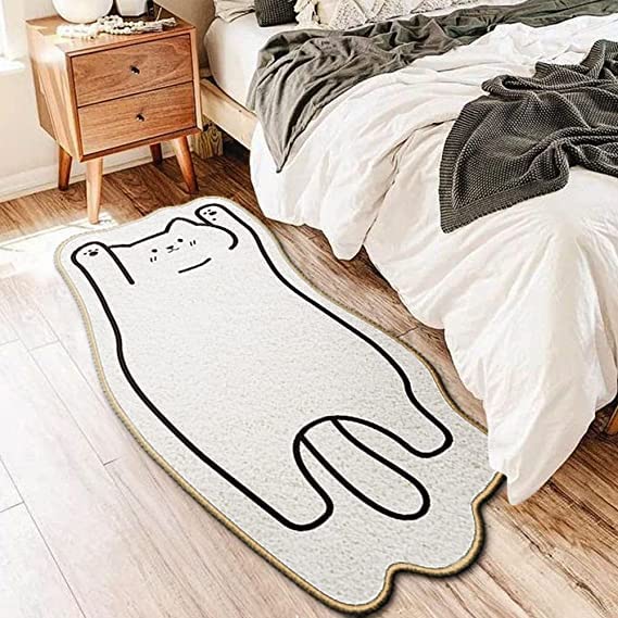 Bathroom Rug Set 2 Piece, Soft Pink Cute Bath Mat and U-Shaped Contour Toilet Rug, Absorbent