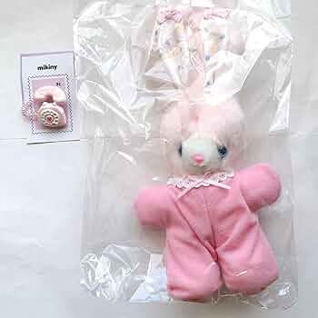 ファンシーアラモード＊バニーのroseちゃん＊うさぎ＊ぬいぐるみ＊ミラー付き ファンシーアラモード＊バニーのroseちゃん＊うさぎ＊ぬいぐるみ