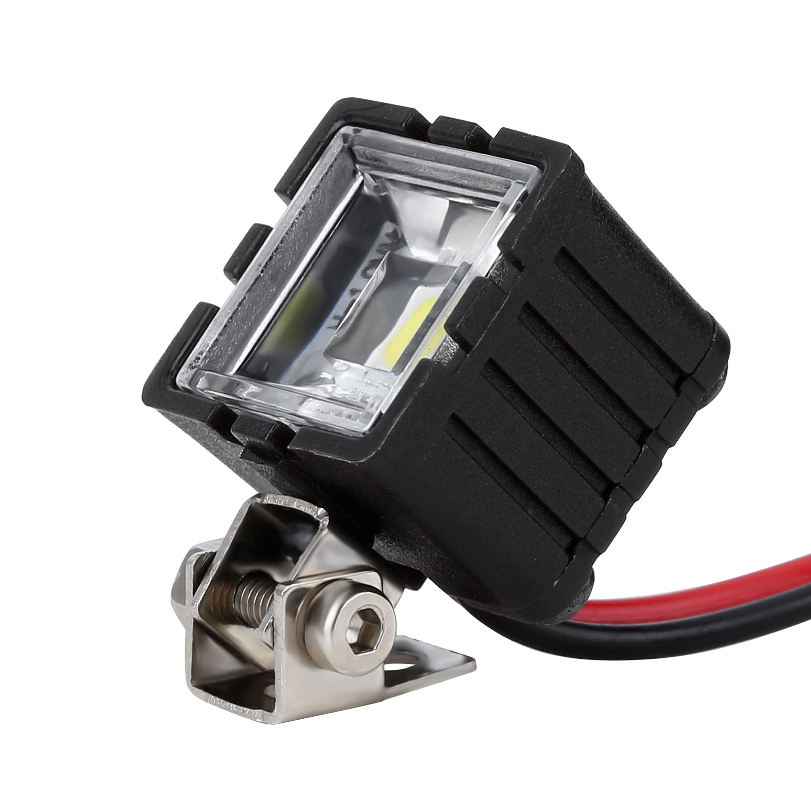 INJORA RC Reflektory RC LED Lights dla 1:10 RC Crawler Axial TRX4 TRX6 SCX10 90046 Wraith RR10 MST Redcat (kwadratowy)