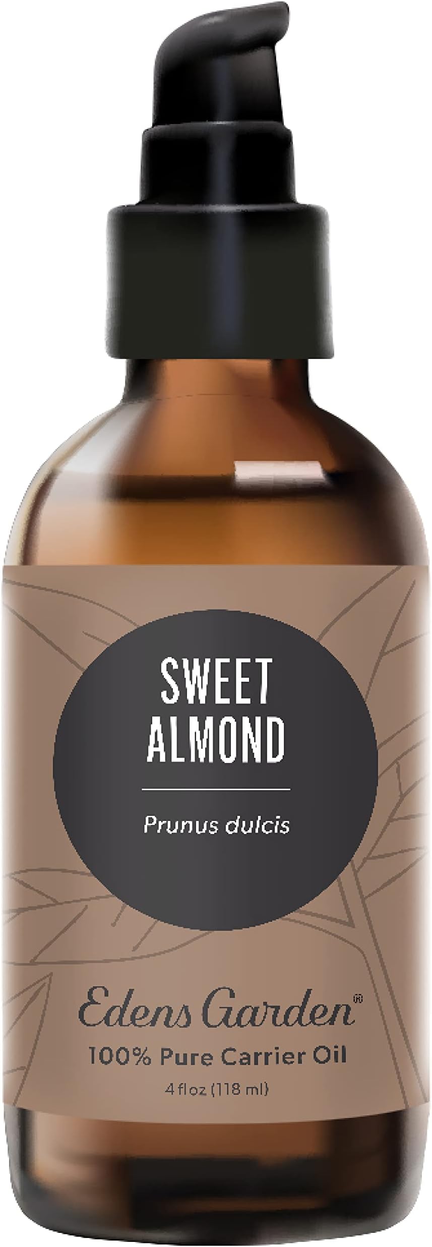 Sweet Almond Carrier Oil- 100% Pure Premium Cold Pressed & Hexane Free, Natural Moisturizer For Face, Lips, Skin, Hair, Body & Nails, Massage & Diluting Essential Oils 118 ml (4 fl oz)