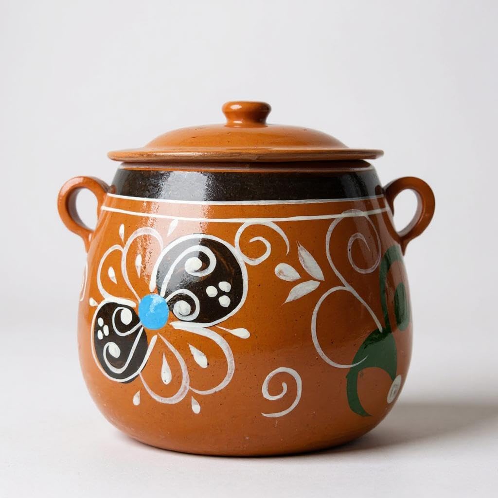Mis Jarritos Mexican Clay Bean Pot