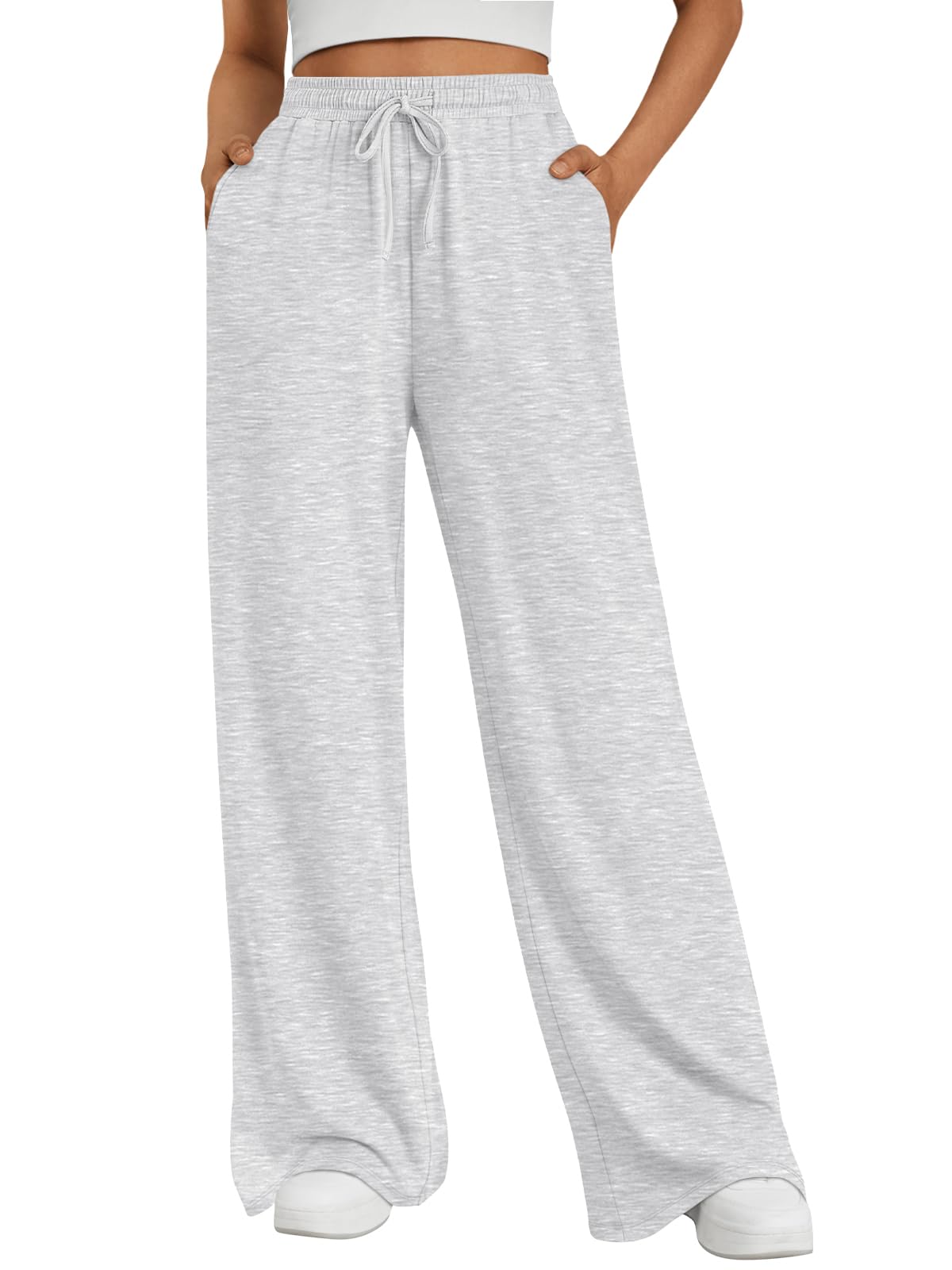Trendy Queen Womens Lounge Pants Wide Leg Sweatpants Comfy Barrel Pajamas Pants Baggy Flowy 2025 Fashion Outfits with