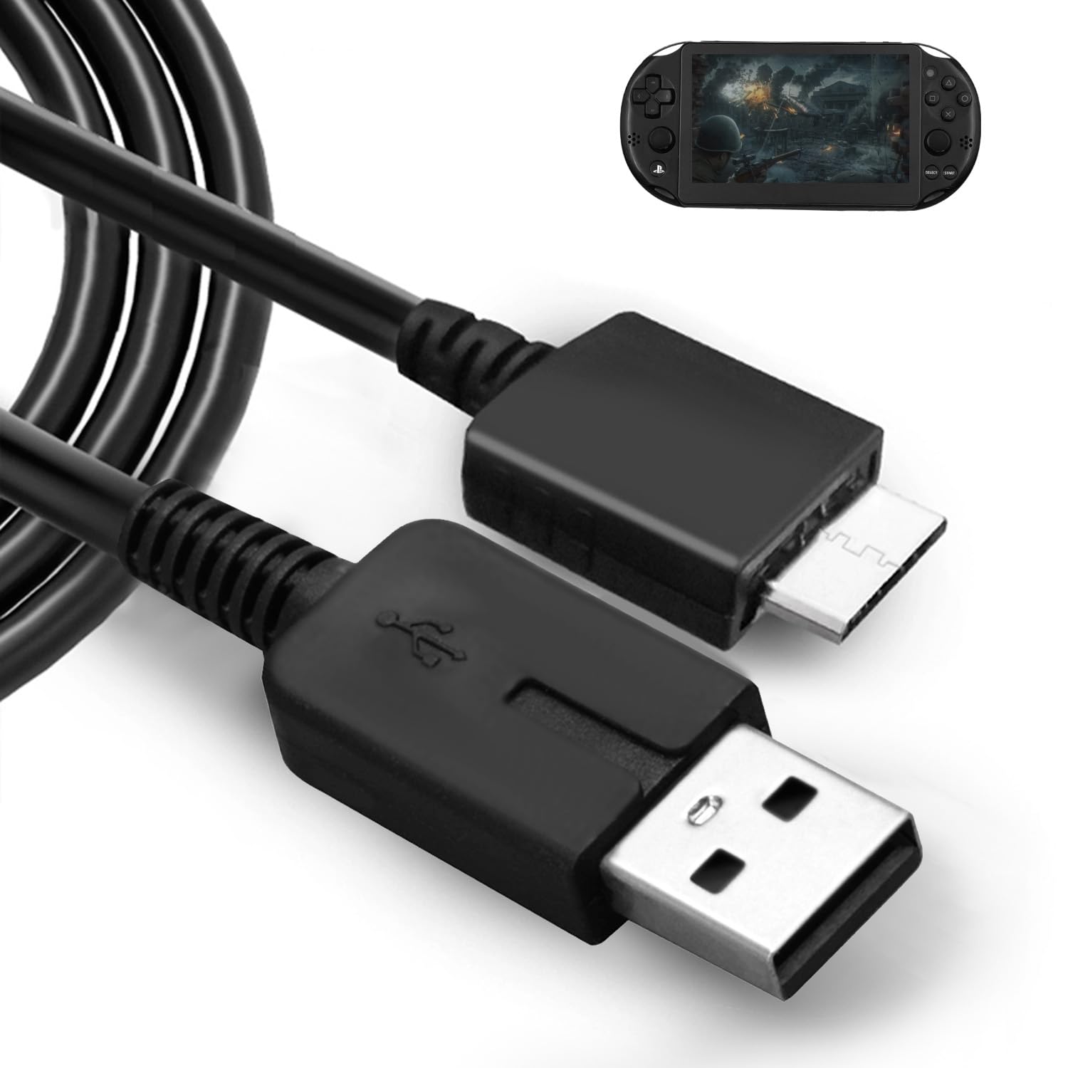 Amazon.co.jp: PSVITA 充電器 PSVITA 充電ケーブル 1.2m PSV1000 高速