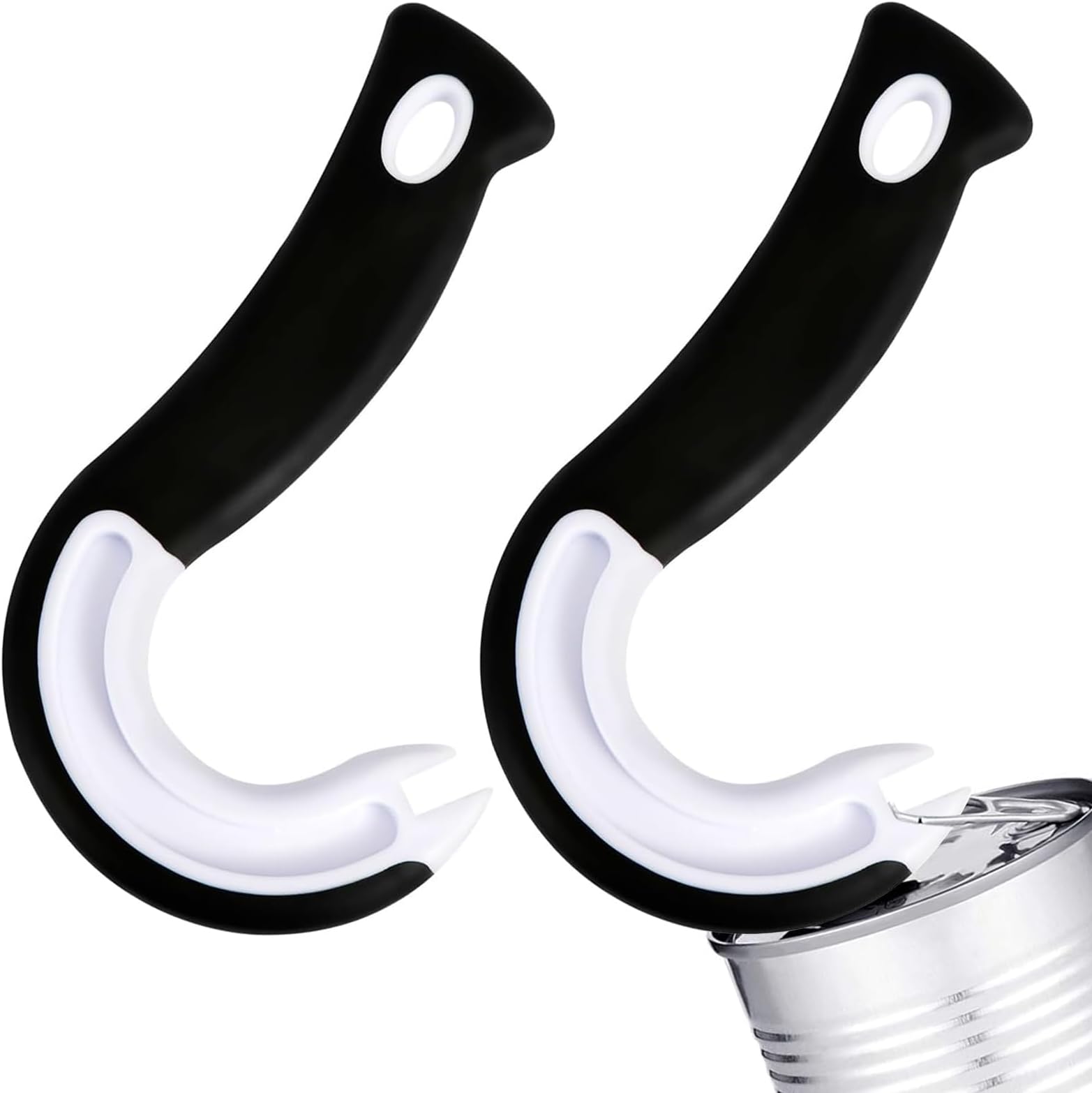 2 Pieces Easy Open Ring Pull Can Opener Easy Grip Opener