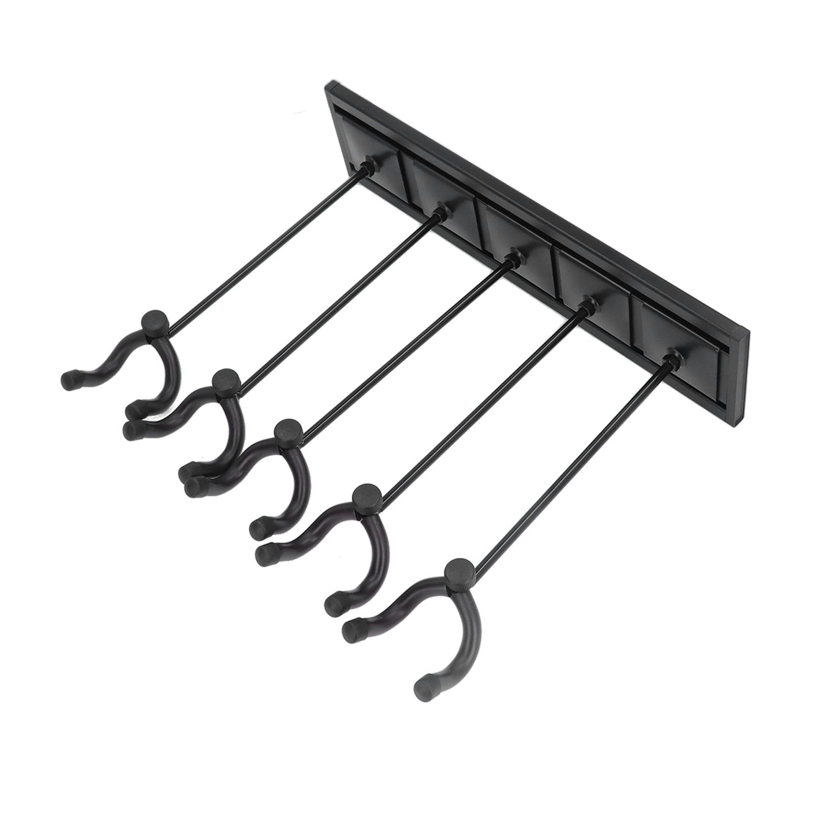 Supporto da Parete per Chitarra Girevole in Lega di Alluminio, Protezione Migliorata per Chitarra, Negozi di Chitarre, Studi Domestici, Camere da Letto, Uffici (Nero)