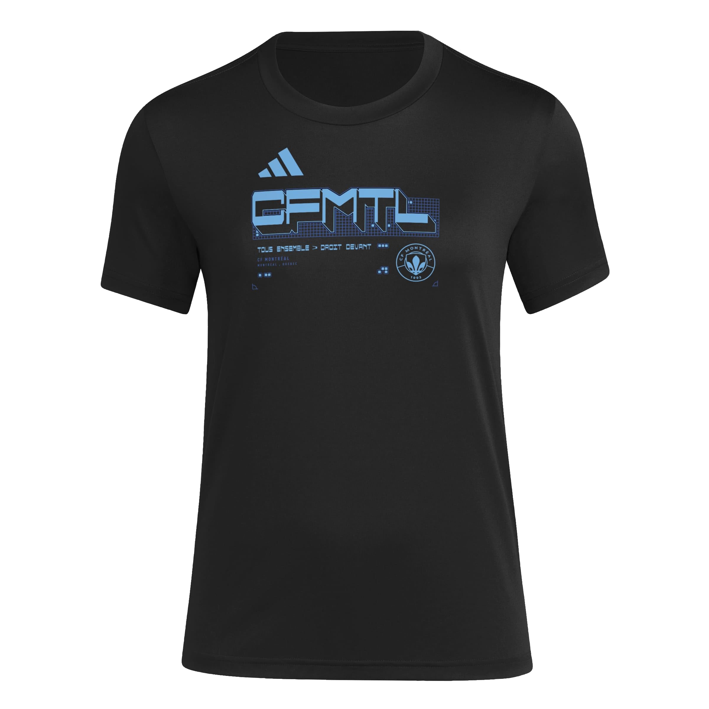 adidas Women's MLS Team Pre-Game Short Sleeve T-Shirt