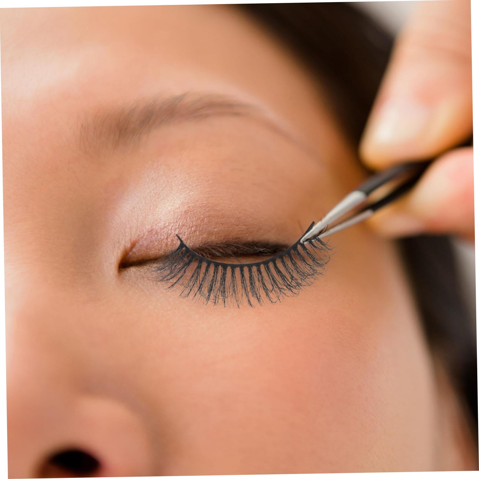 DOITOOL 40pares Pestañas Postizas Curladas De Extensiones De Pestañas Lashes y Realistas Para Maquillaje Especiales
