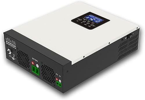Miniatura 2 de NALMAXO Inversor híbrido solar 3KVA 2400W 24V con controlador de carga solar PWM incorporado 50A para almacenamiento de energía en el hogar