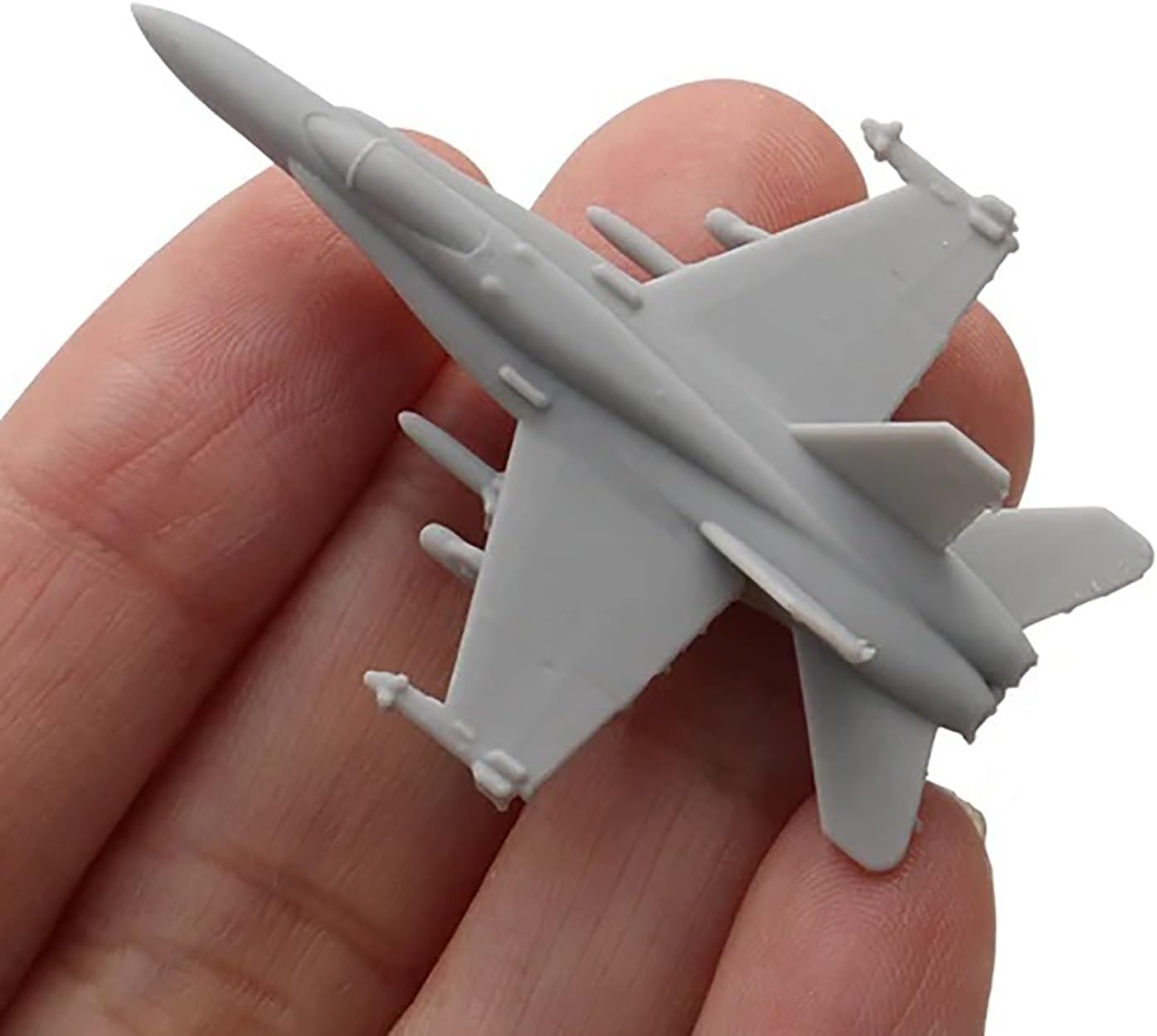 10PCS DIY Model F-18C Multipurpose Fighter Jet 3D Printing Escort Aircraft Military Model Naval Airplane Mould DIY Scene Assembly Mould(1/350 (49mm))