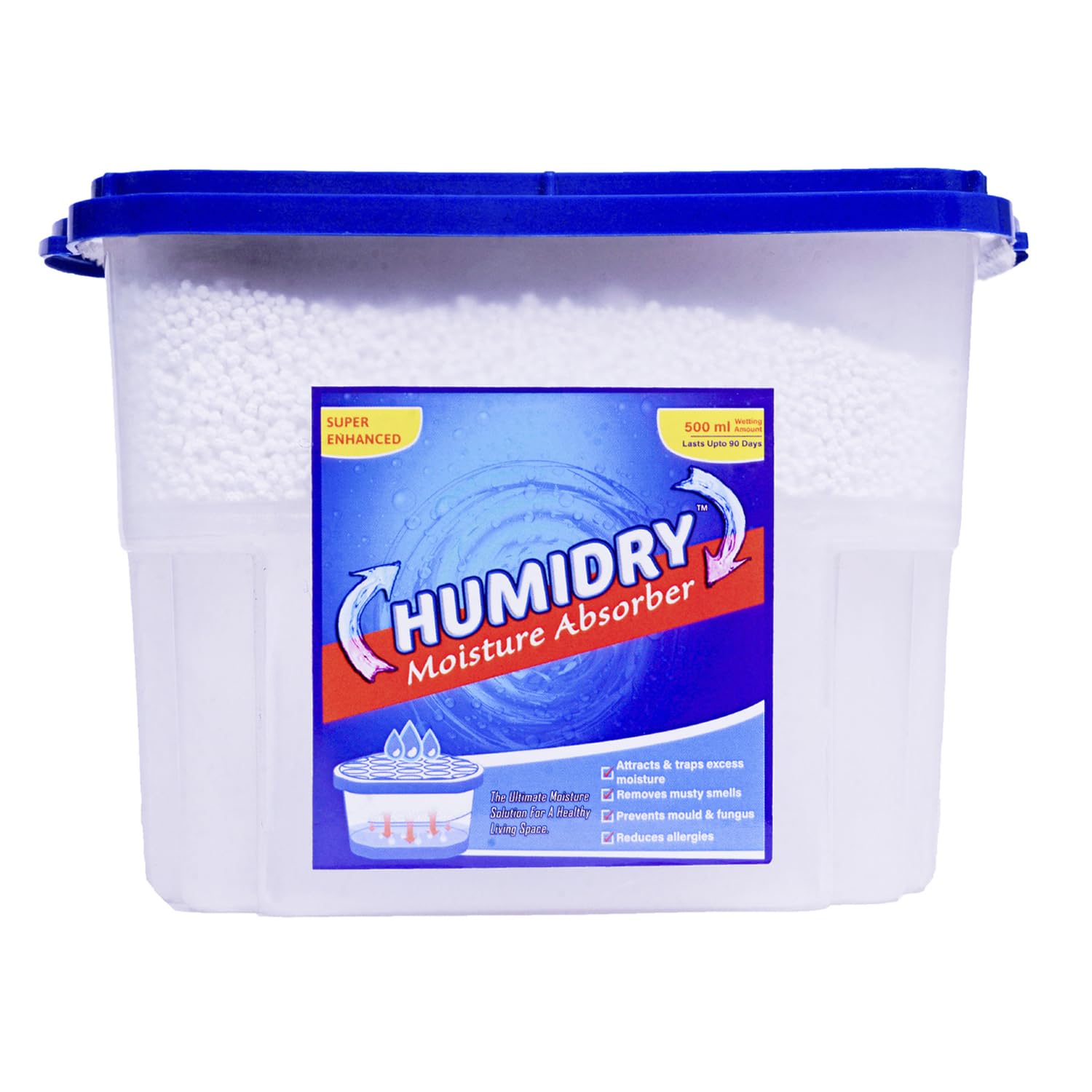 Humidry Moisture Absorber (300g) Dehumidifier for Wardrobes, Shoe