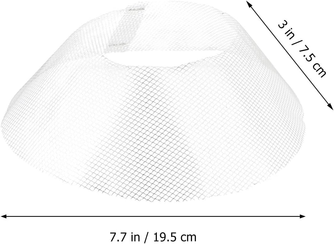 10PCS Round Range Hood Filter, Stove Hood Filter Range Hood Grease Mesh,Cooker Net for Kitchen
