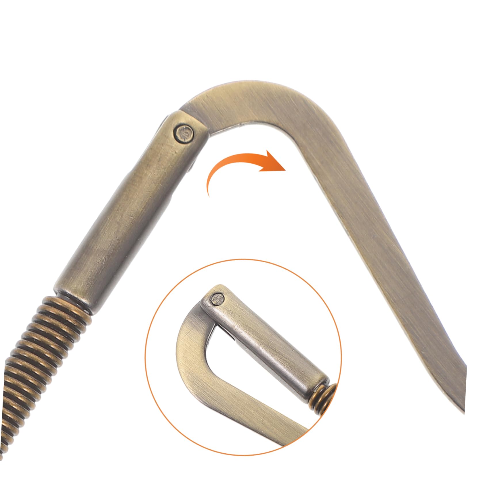 Angoily Unique Design Metal Wallet Spring Money Clip for Cash Credit Cards Checks Money Clip for Men Women