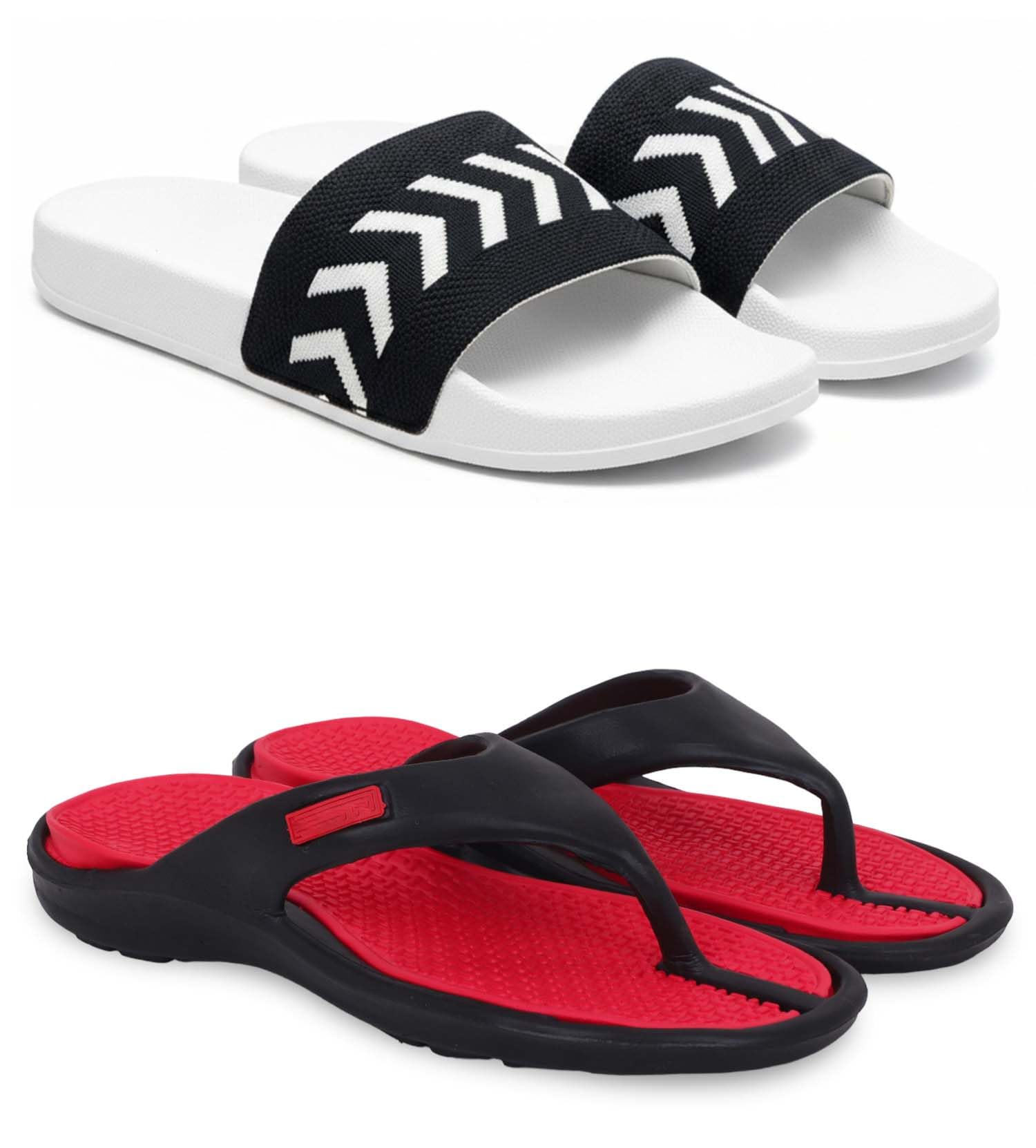 pampy angel Slipper/Flip Flops/Slides/Clogs/Sandals for Men, Comfortable & Light Weight| Stylish & Anti-Skid | Casual Waterproof & Everyday Flip Flops for Men & Boys Combo Pack of 2-picture-47