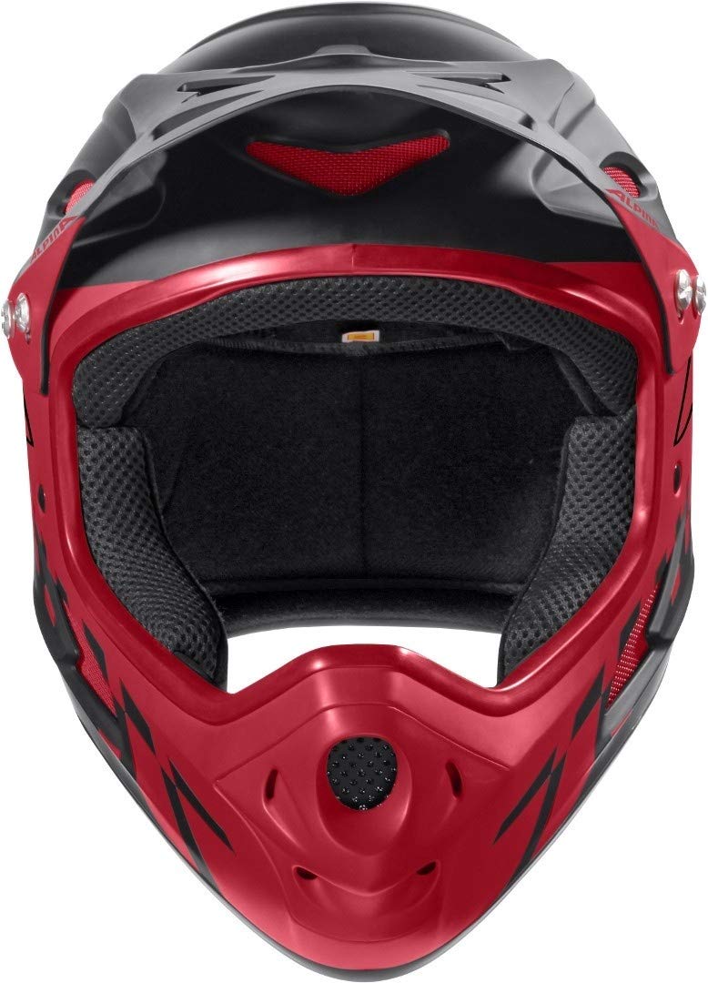 ALPINA FULLFACE - Sicherer, Stoabsorbierender & Komfortabler Downhill  Fahrradhelm Mit Kinnbgel Fr Erwachsene, black-red, 59-60 cm : Amazon.de:  Sport & Freizeit