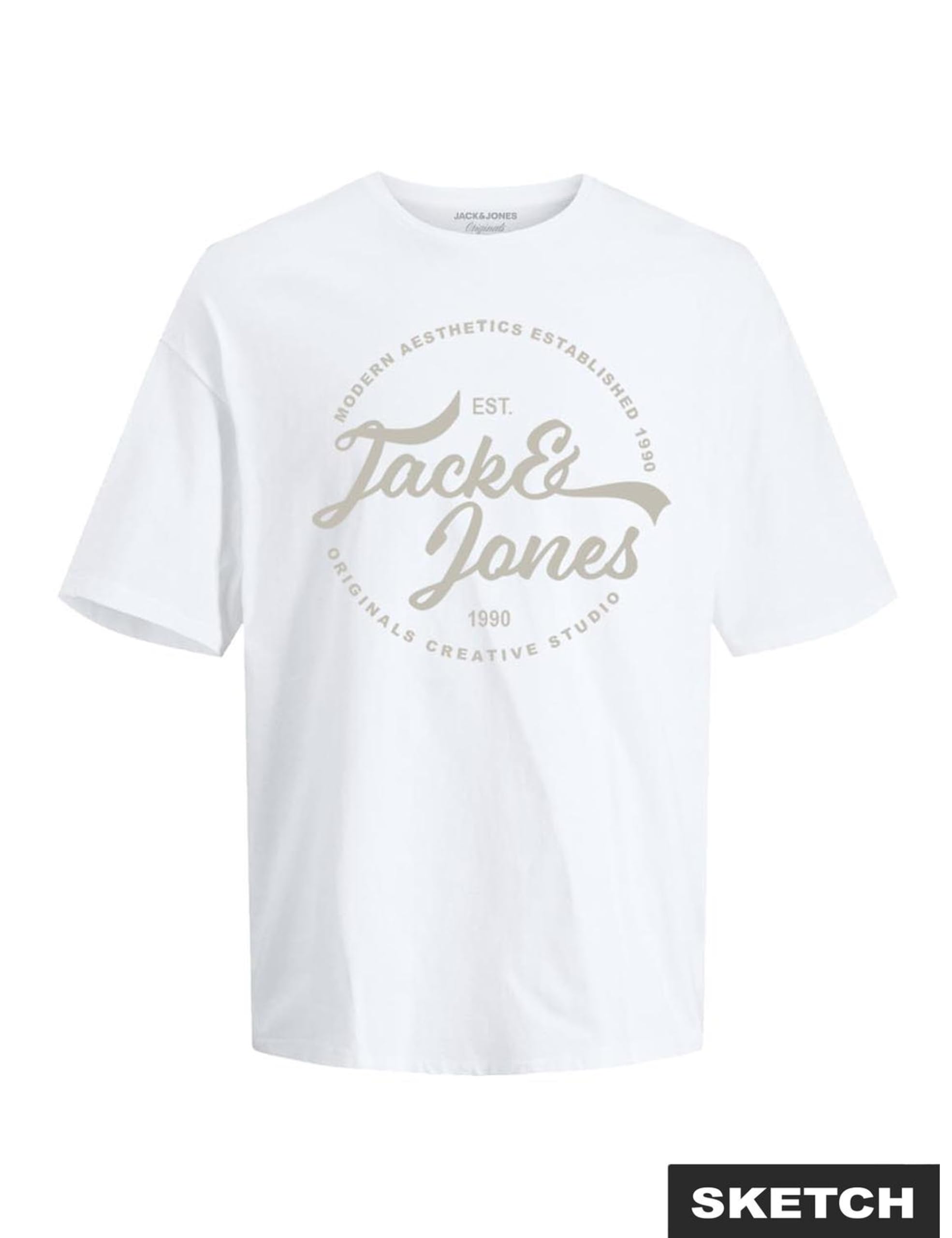 Jack & Jones Herren Jordean Tee Ss Crew Neck Bmuss26 Jordean Tee Ss Crew Neck Bmuss26 (1er Pack)