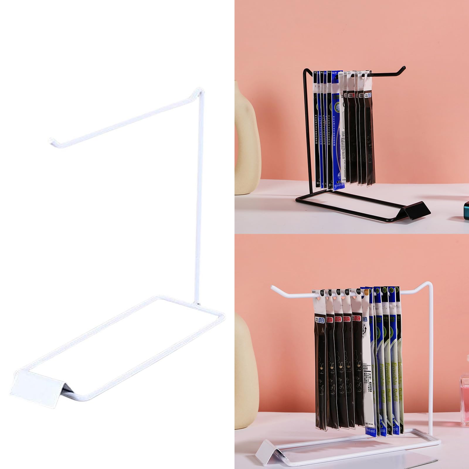 TIANQUXNGI Iron Jewelry Organiser Rack For Necklaces Bracelets Small Accessories Display Stand Freestanding Keychain Holder