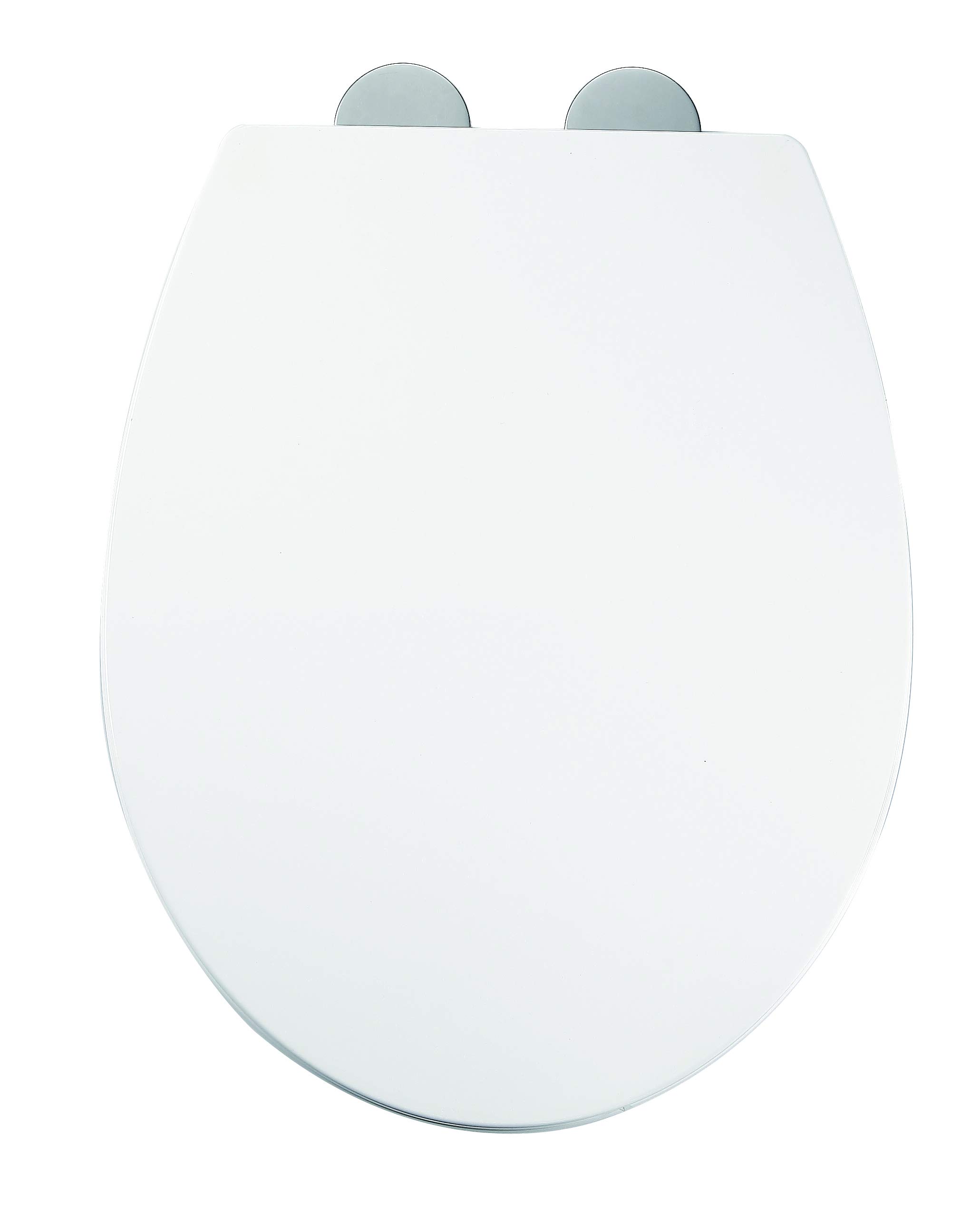 Ultra White Toilet Seat Soft Close Toilet Seat Oval with Soft Close Hinges Quick Release Button