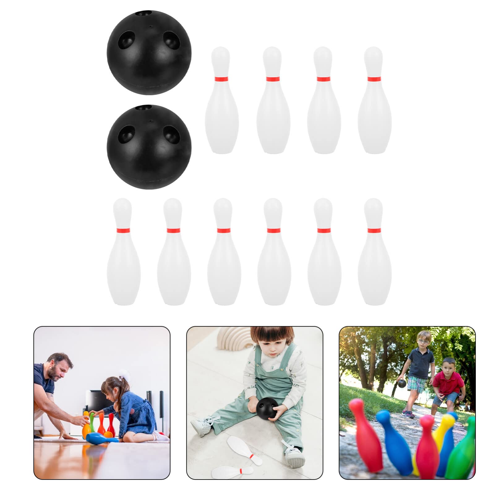 STOBOK Gioco a cono per bambini bambini Bowling Set Bowling Set giocattolo per bambini in età prescolare scuola età bambino età coni giocattolo