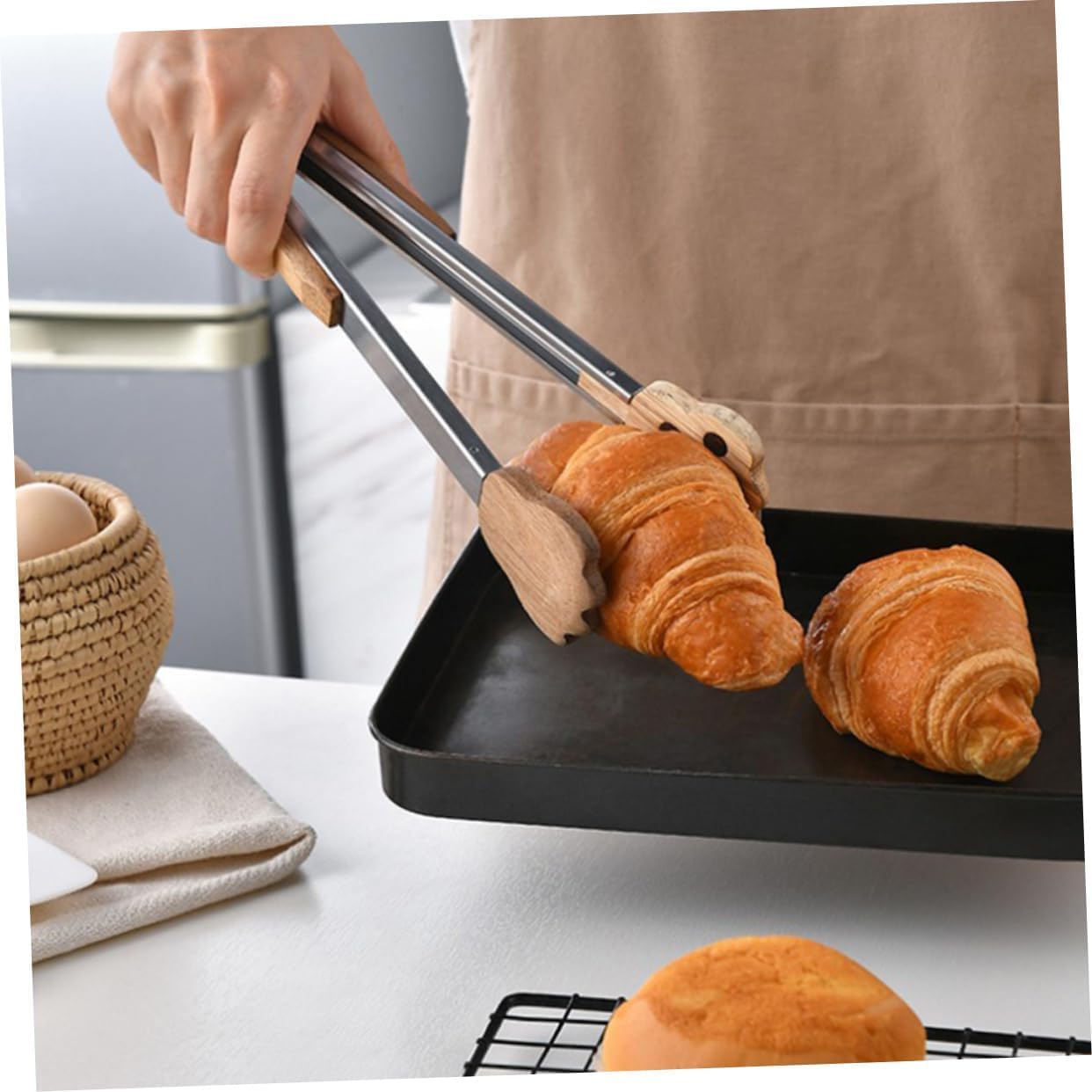 Szczypce kuchenne, szczypce do przystawek z pazurem kota, niezbędne w kuchni, szczypce do pieczenia, szczypce do steków, szczypce do grilla, szczypce do jedzenia w formie bufetu, zacisk do deserów, sz