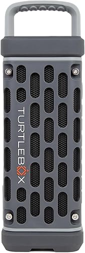 Turtlebox Ranger: ¡Alto! Altavoz Bluetooth 5.4 portátil para exteriores | Resistente, impermeable, ultraportátil | Reproduce hasta 105 db, graves