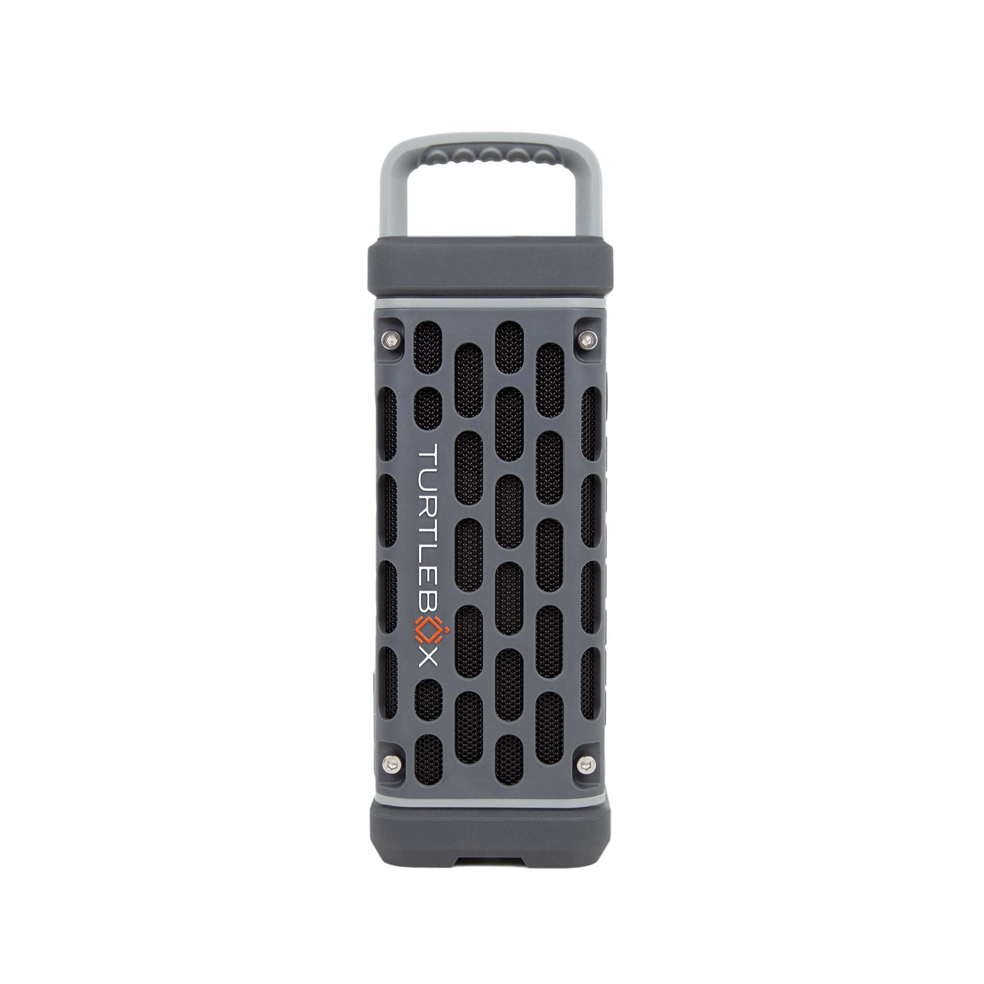 Turtlebox Ranger: Loud! Outdoor Portable Bluetooth 5.4 Speaker | Rugged, Waterproof, Ultra-Portable | Plays to 105 db, Deep Bass, Shockproof, Unlimited Pairing for Full Stereo Experience, Gray Gray Ranger