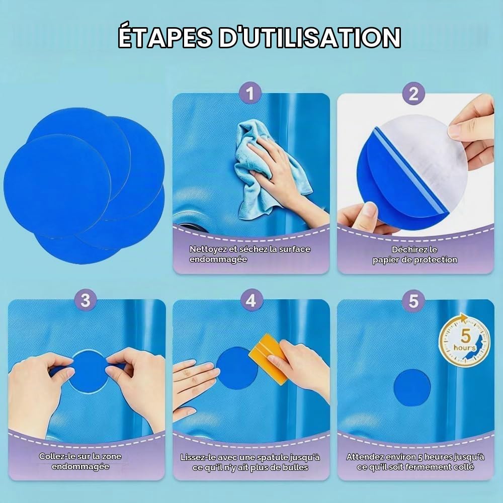 Piscine Pliable Chien Ø 100 cm, Hauteur 30 cm,Dog Paddling Pool avec bonde,Foldable Pet Pool,PataugeoireChien,Piscine Portable Chien,en PVC résistant aux Rayures