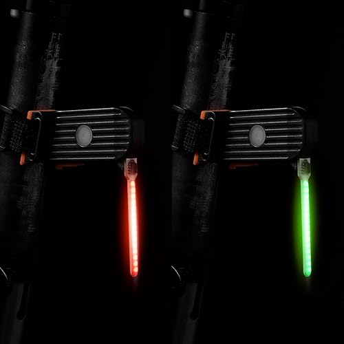 Miniatura 10 de Luz trasera de bicicleta LED Photondrop, luz trasera roja que fluye, luz trasera para bicicleta, 3 modos, recargable por USB, resistente al agua