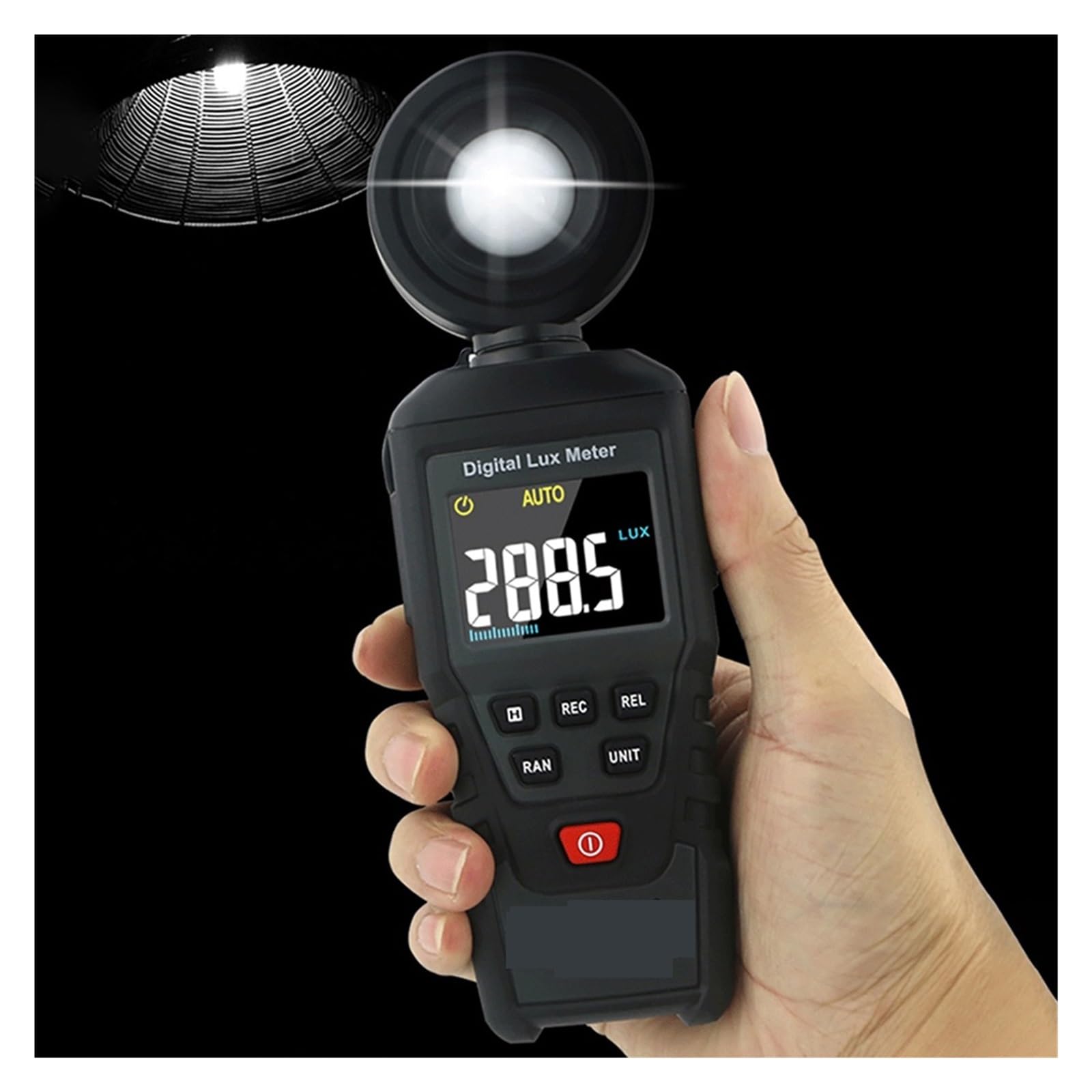 100 000 Lux Intelintny Senor Cyfrowy Luksomierz Miernik Lux/FC Miernik Luminometr Fotometr Spektrometr Spektrofotometr,Tester Wielofunkcyjny