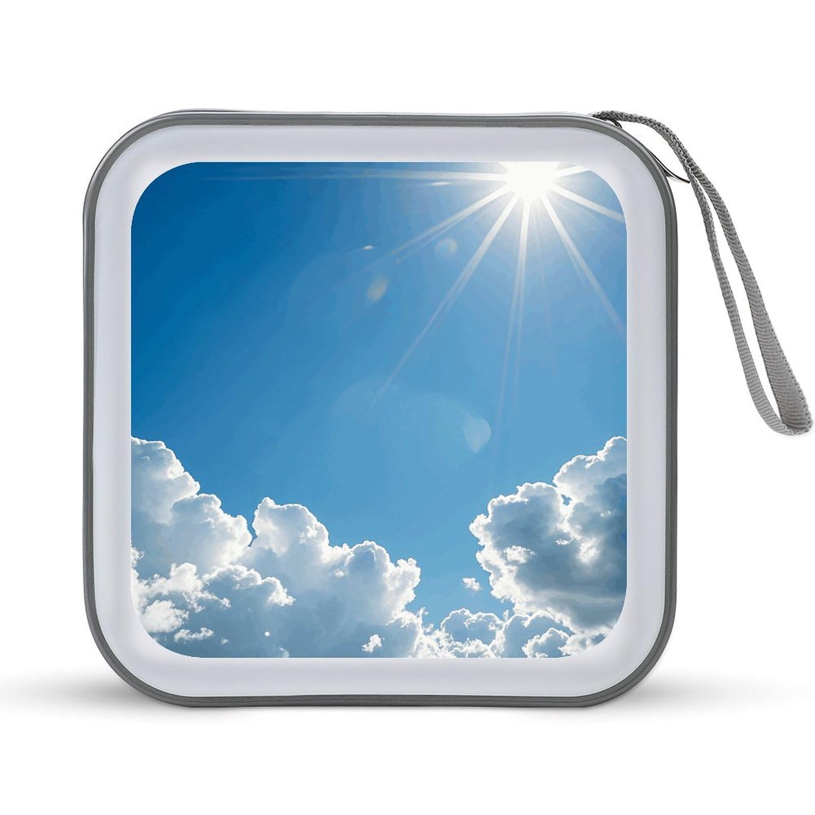 Carpeta de almacenamiento Clean Sky con cremalleras resistentes para 40 CD