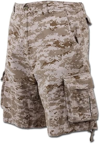 camo utility shorts