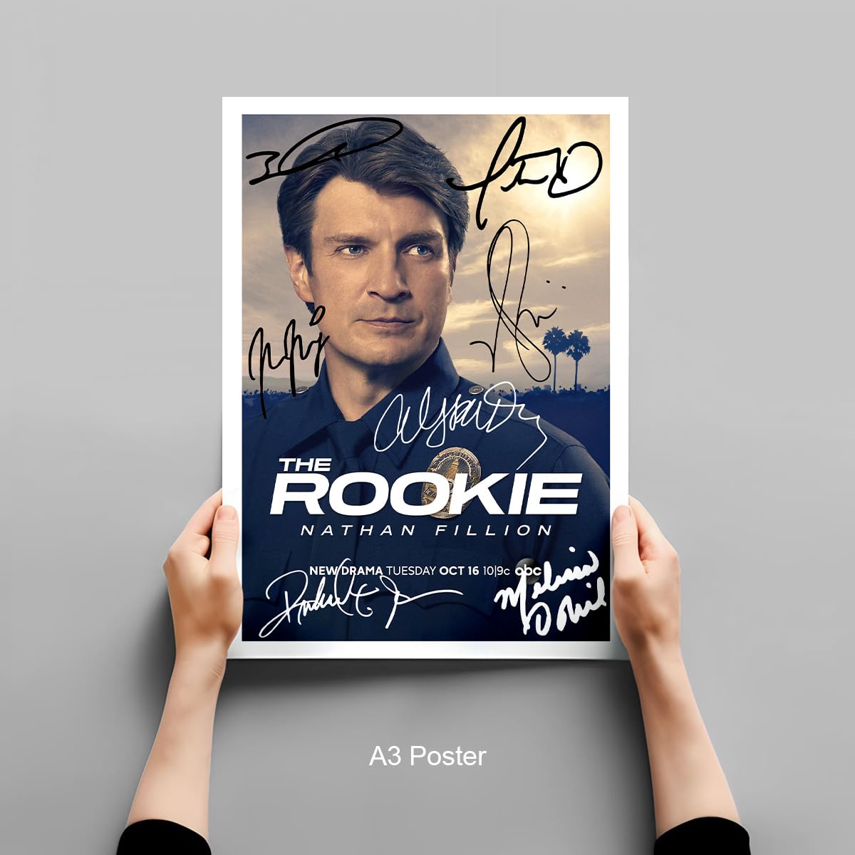 The Rookie Cast Signed Autograph A4 Poster Photo Print TV Show