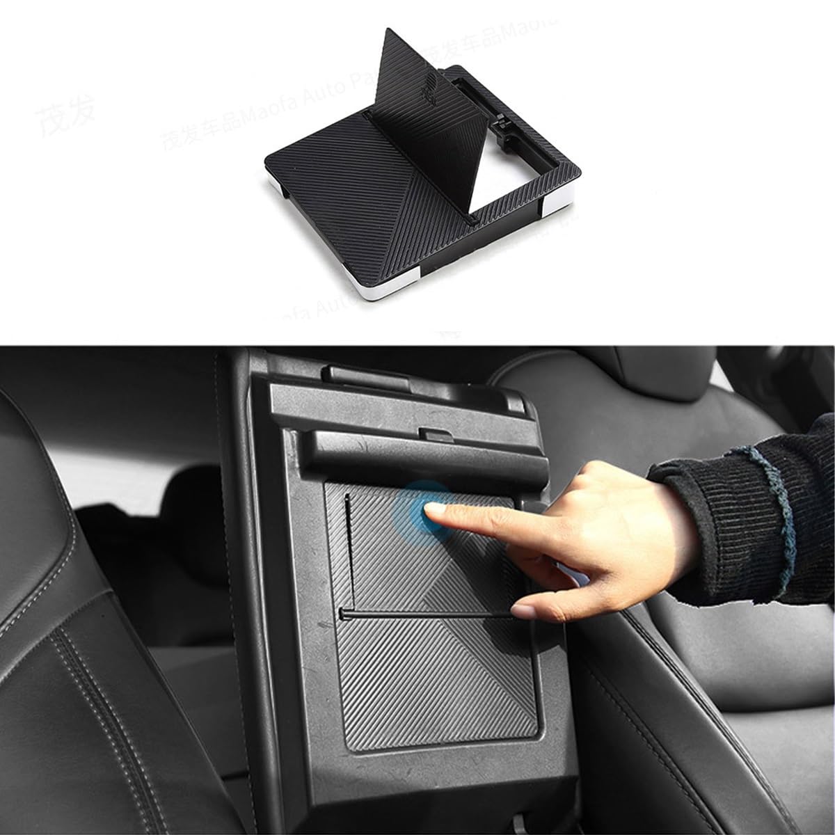 beienta Car Accessories for Tesla Model 3 and Model Y,Center Console Organizer for Tesla Model 3 and Model Y 2017-2023 (Hidden Storage Box(3/Y))