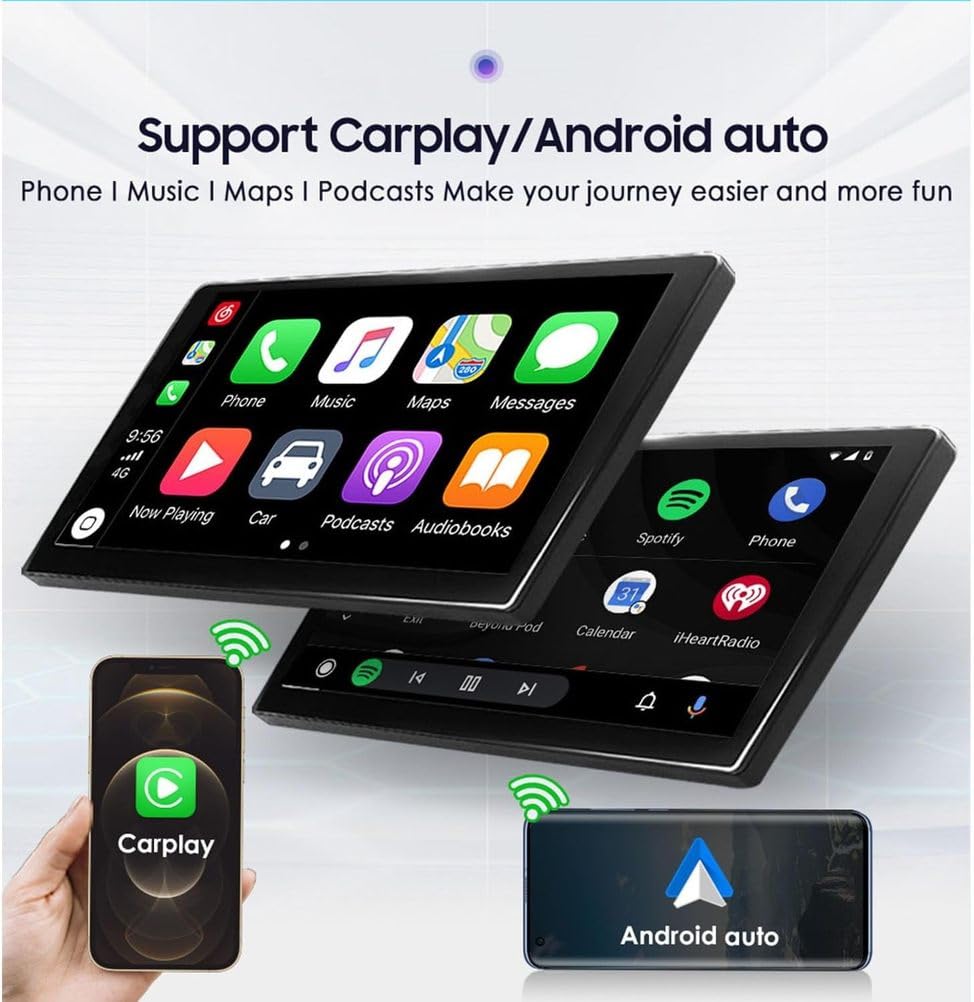 Autoradio per F-ORD Transit Tourneo Custom 2013-2021, Head Unit Android 15 da 10,33 Pollici con Touchscreen, Argento, 8-Core 6G 64G, Wireless Carplay Android Auto, Bluetooth WiFi GPS