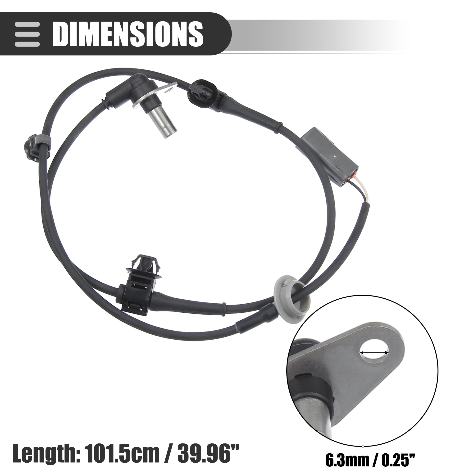 Amazon.com: Motoforti Front Right ABS Sensor, Wheel Speed Sensor