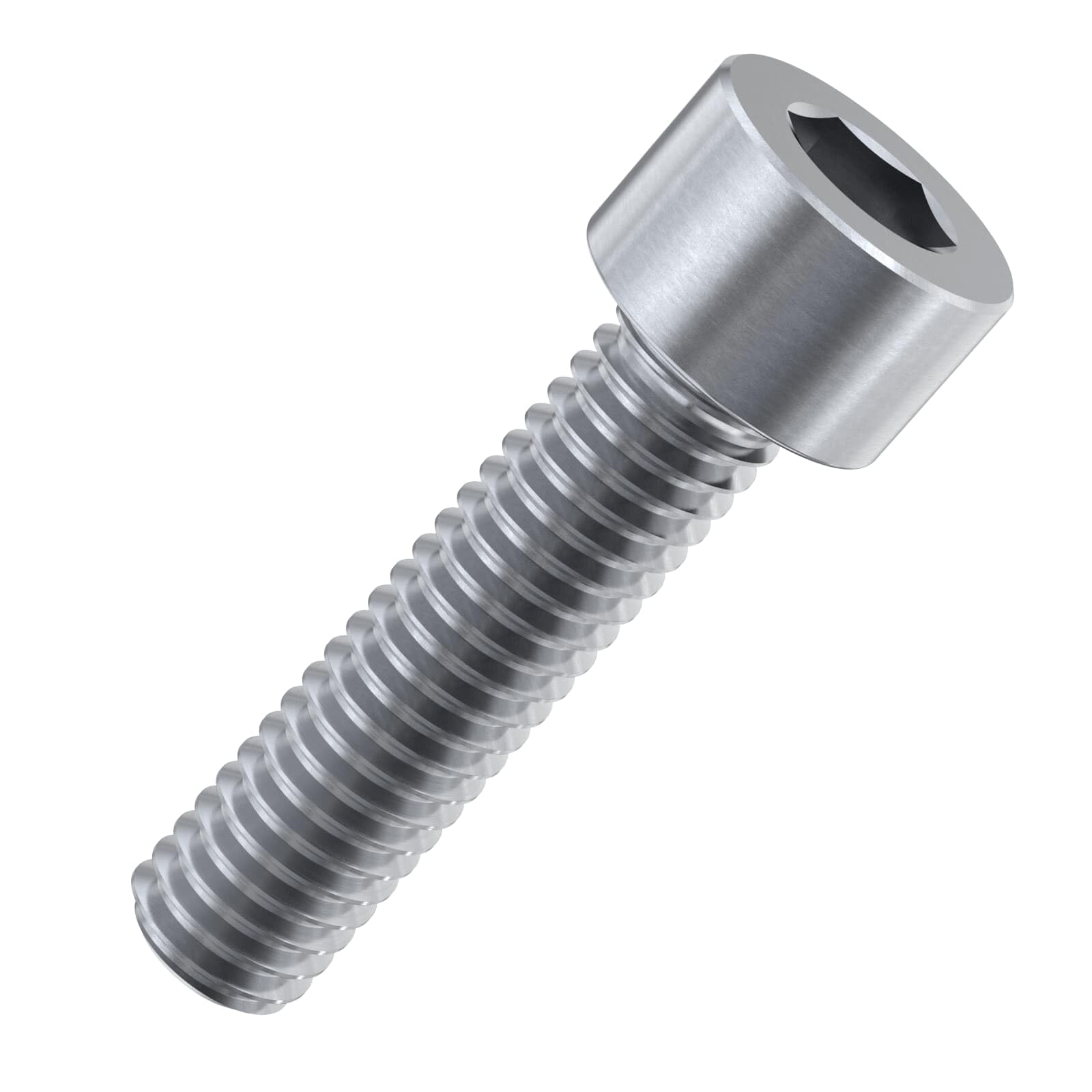 Accu - M6 x 25mm Full Thread Cap Head Screws (DIN 912) - Marine Stainless Steel (A4) (Pack of 20)