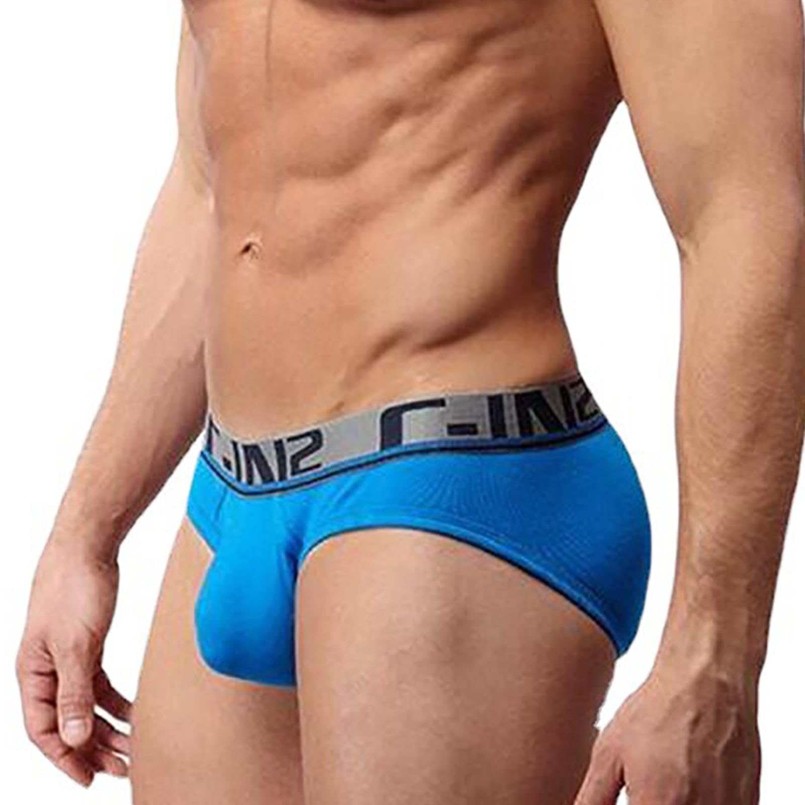 Intimo da Uomo in Cotone a Vita Bassa Slip Sexy alla Moda Comodi Boxer antibatterici assorbenti del Sudore