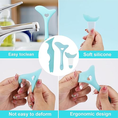 Miniatura 5 de Plantillas delineadoras de ojos de silicona para delineador de ojos, herramienta de delineador de ojos con alas para delineador de ojos, pestañas,