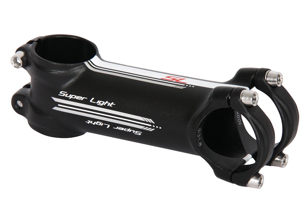 Massi MST-550 Superlight - Potencia para Bicicleta, Color Negro, 100 mm