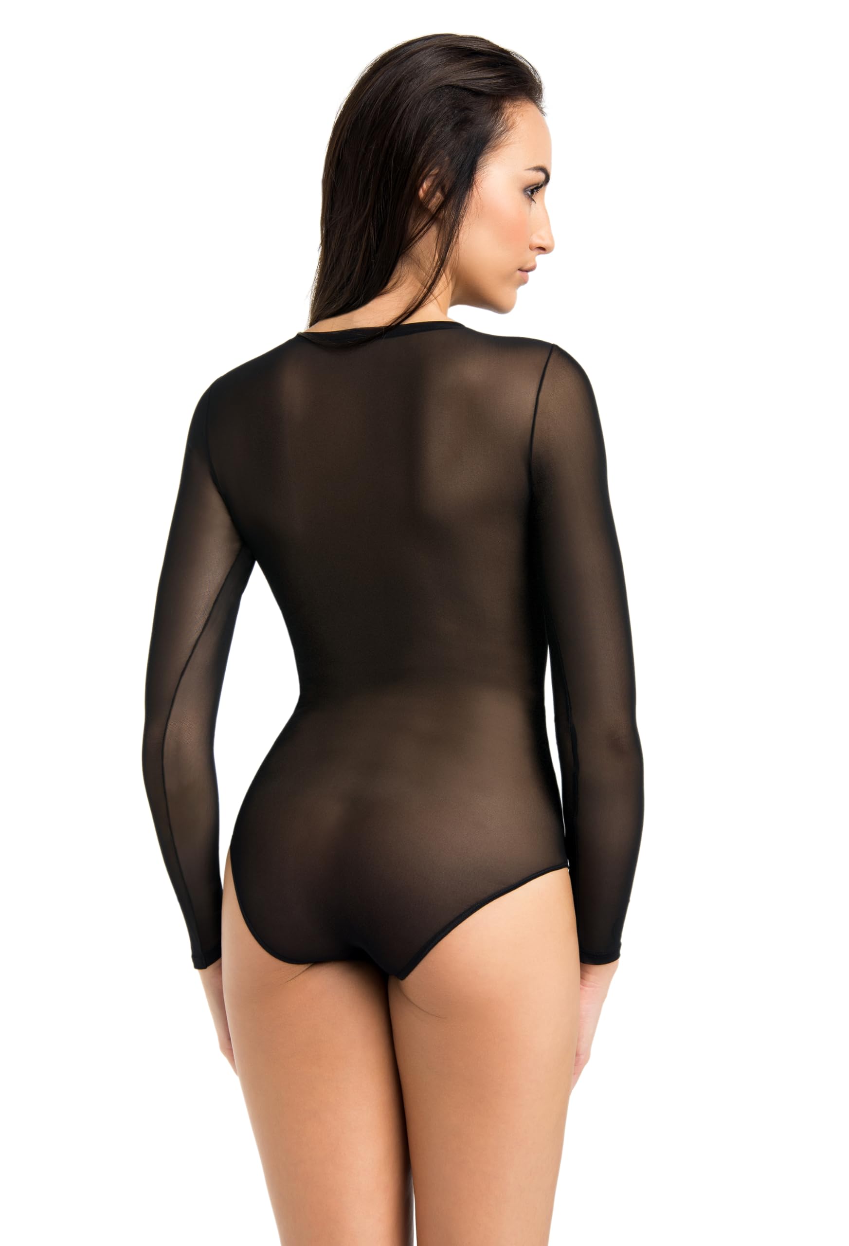 Teyli Body Femme Manche Longue en maille Élégant et Confortable pour Femme Coupe Flatteuse et Polyvalente pour Toutes Occasions.