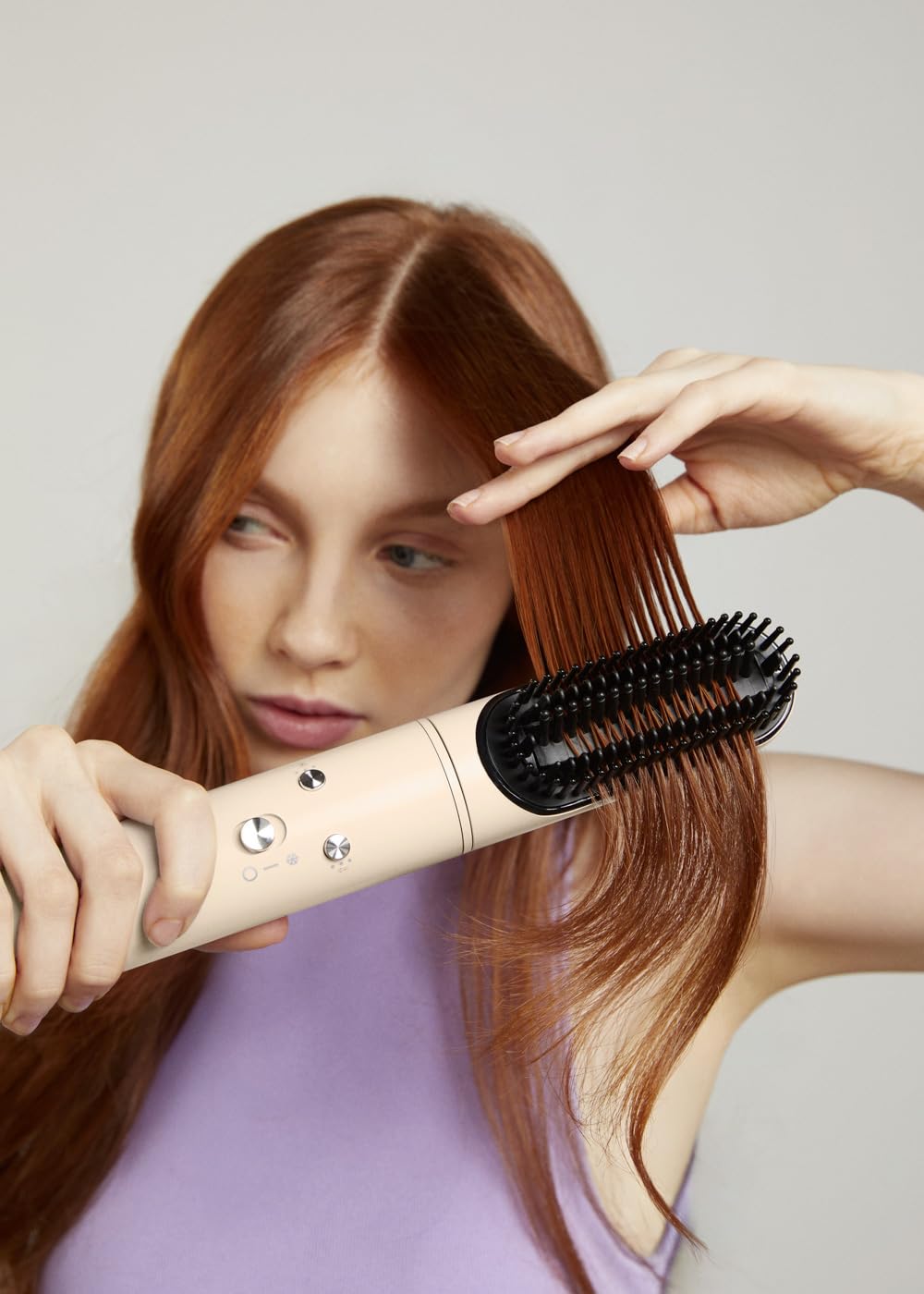 CREATE/ION STYLER PRO/Sèche-cheveux ionique 5 en 1 Sable/Moteur DC Brushless, 3 vitesses, fonction air froid, 3 niveaux de température, étui de rangement, 1300W