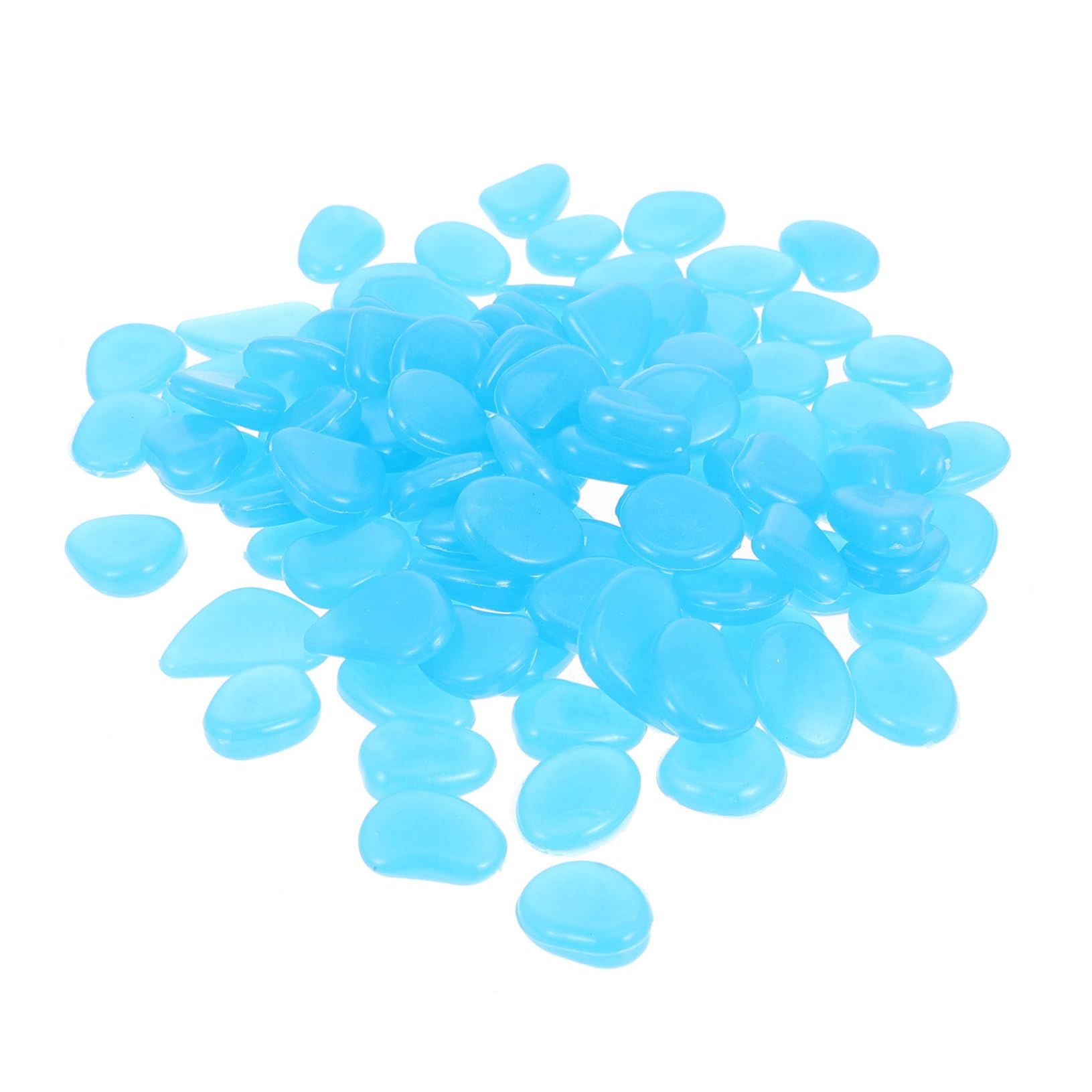 BESPORTBLE 300pcs Fish Tank Rocks Fish Tanks Aquarium Fish Tank Stones Pond Stones Outdoor Decorations Fish Tank Decorations Landscaping Stone Luminous Stone Glowing Stone Resin