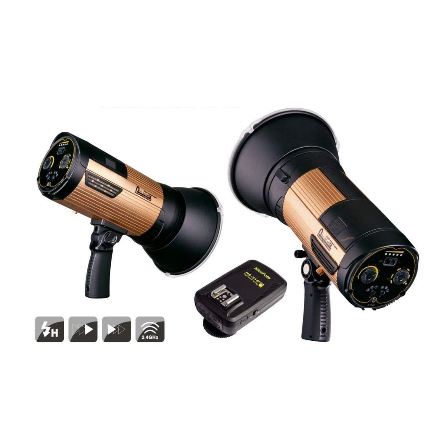 NICEFOTO A600 Kit Flash de studio 600Ws