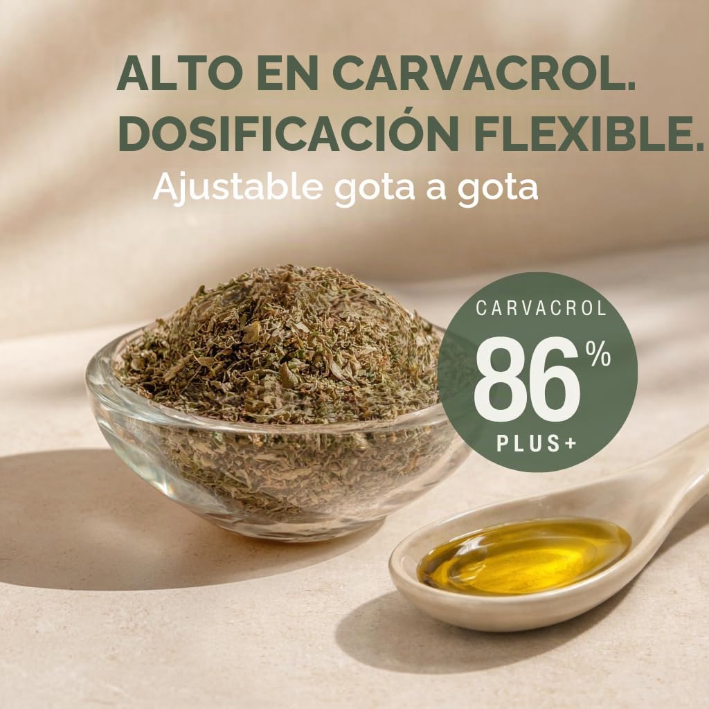 ImunShield - Suplemento de aceite de orégano griego salvaje, seleccionado a mano, 86-90% de Carvacrol para un apoyo inmunológico y digestivo avanzado, orgánico, vegano, sin OMG, sin gluten, 1 onza