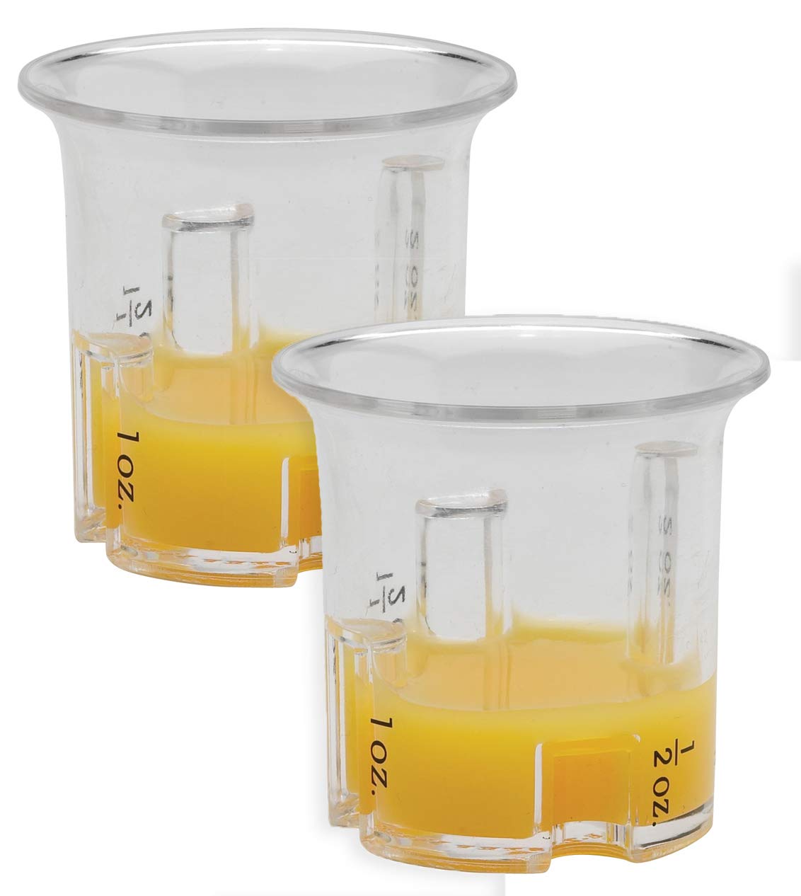 E-Z 4-Step Multi Measure Bar Cocktail Jigger, Set of 2