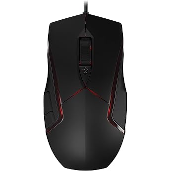 CHERRY MC 3.1 Wired Gaming Mouse High Precision Optical 5000 DPI Pixart Sensor 6 Freely Programmable Buttons RGB Illuminated Symmetrical Design Black
