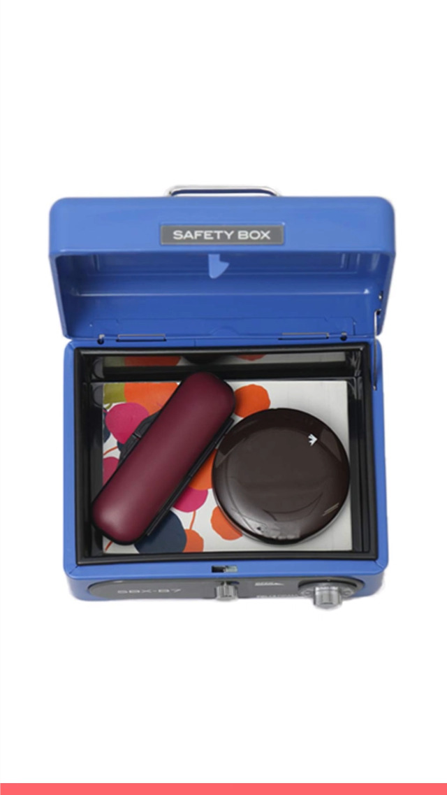 Amazon.co.jp: アイリスオーヤマ 金庫 手提げ金庫 ダイヤル式 ダブル