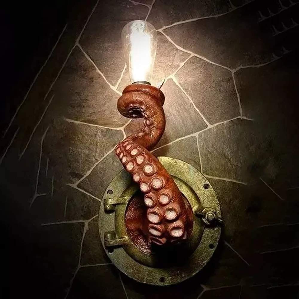 Buy Retro Octopus Electric Light, Walled Tentacle Monster Bulb,Pirate