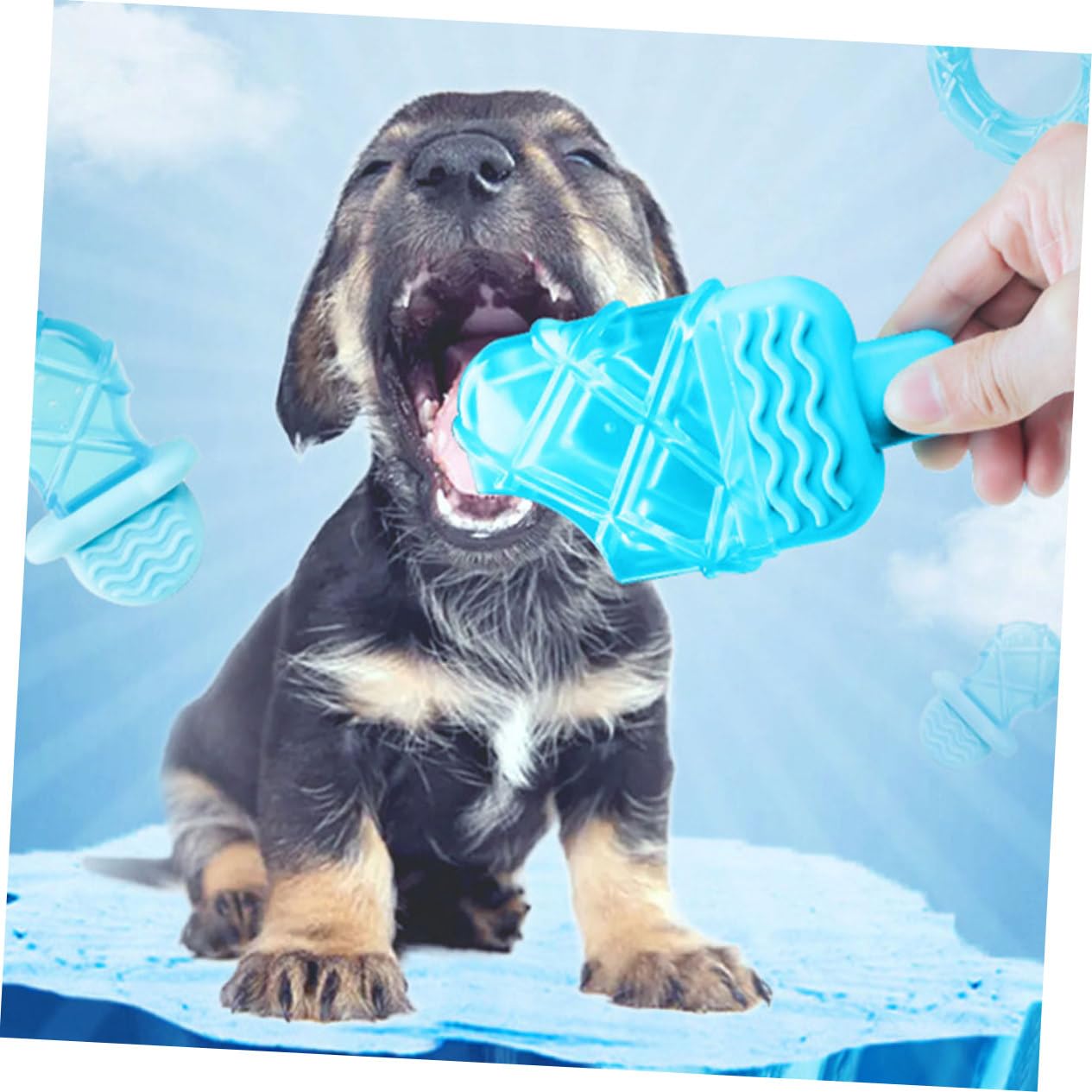 Supvox 4sets Welpen Zahnen Spielzeug Pet Spielzeug Gefrierbaren Hund Kauen Hunde Leckereien Hund Training 2 Stücke * 4
